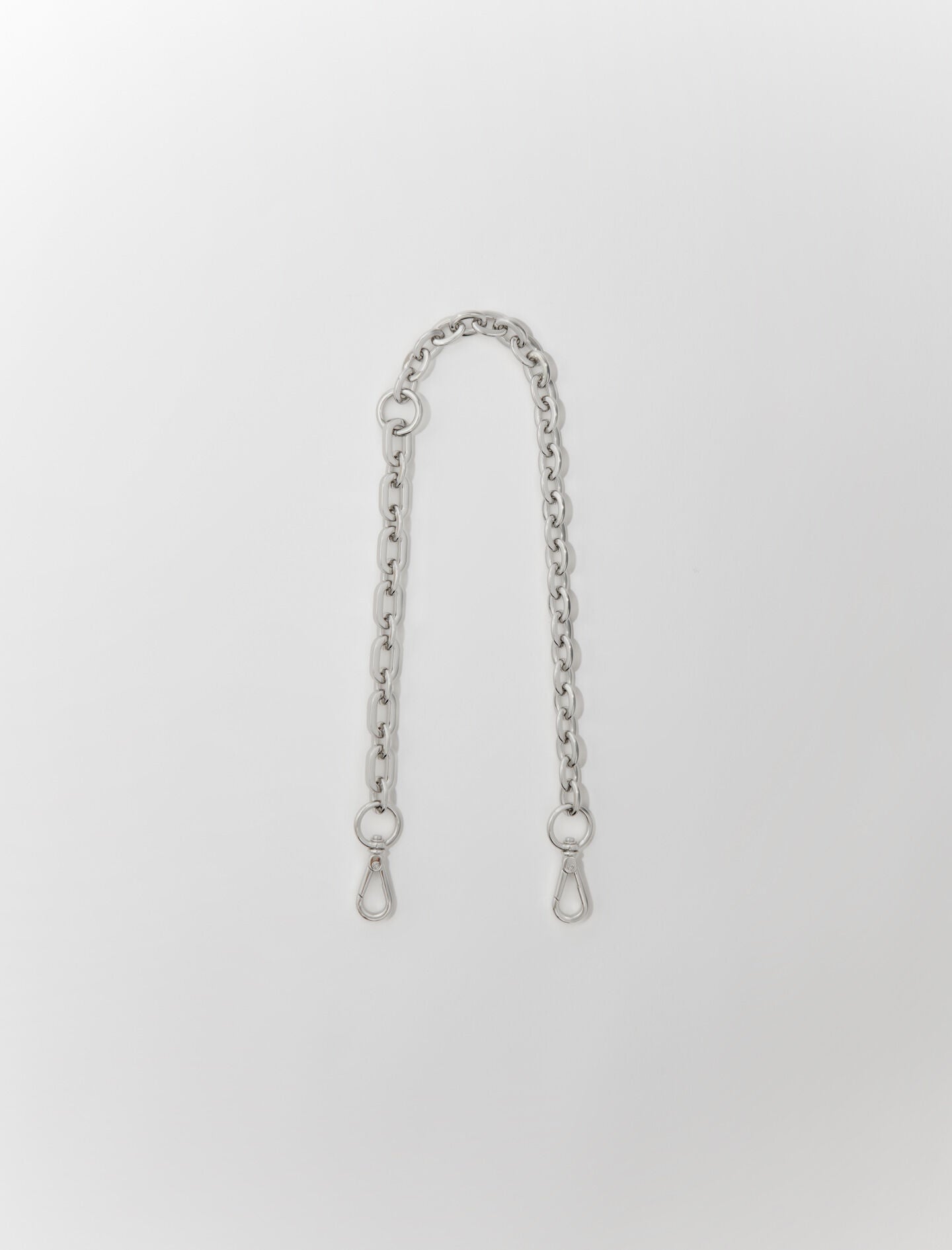 Chain shoulder strap silver