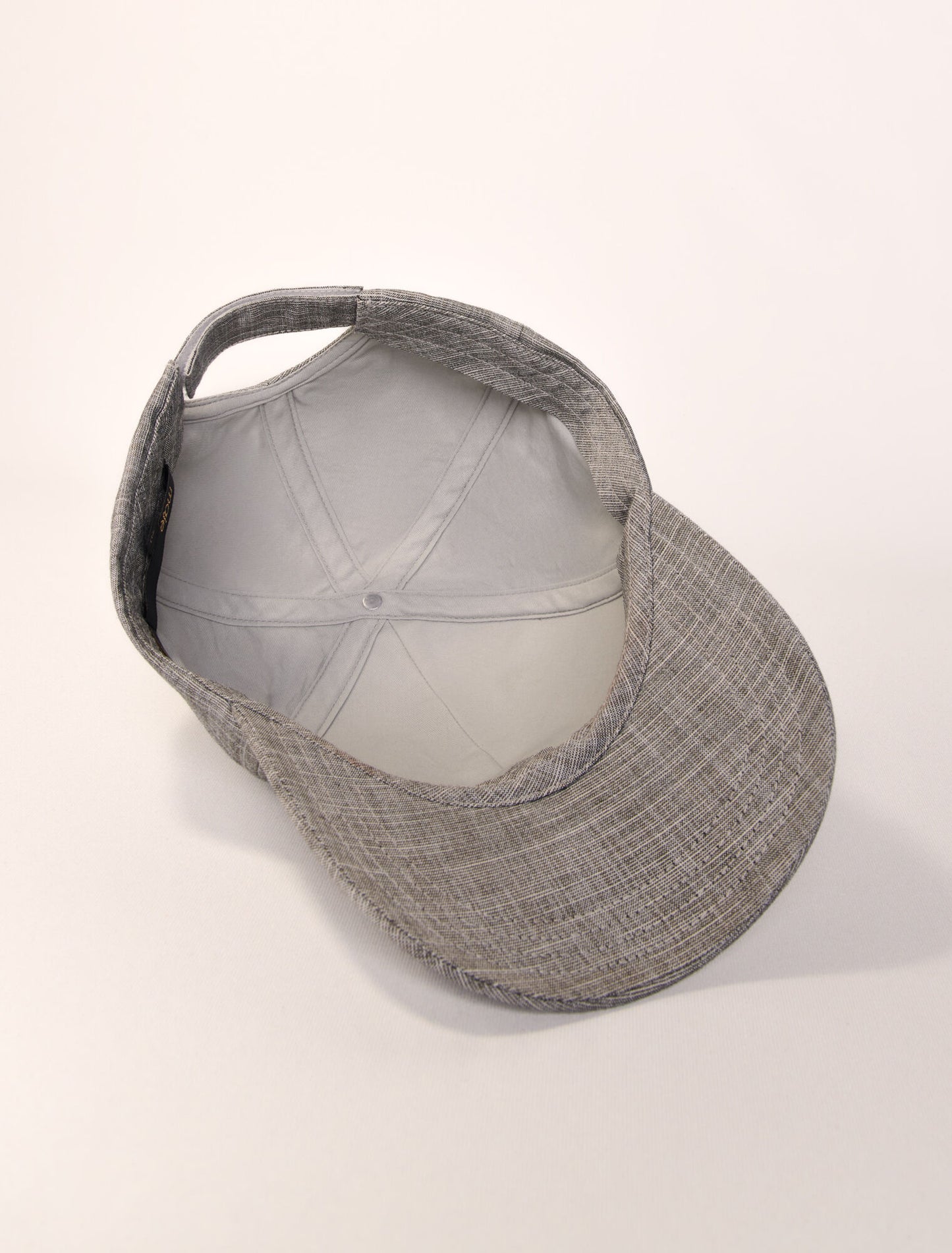 Grey-Printed cotton cap