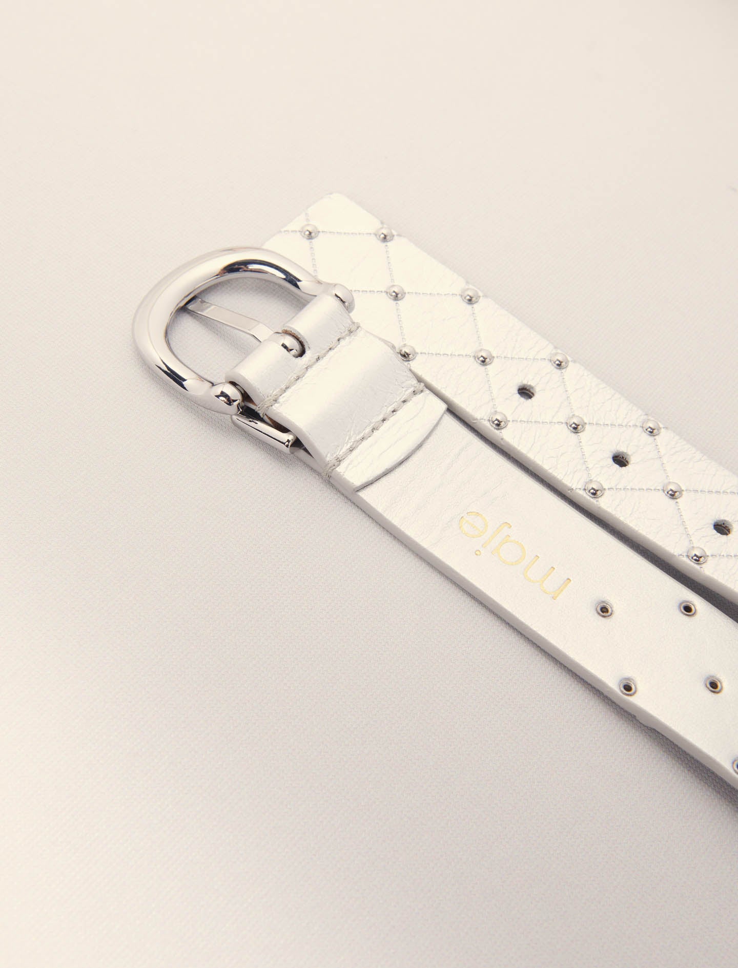 Silver-Stud Detailed Belt