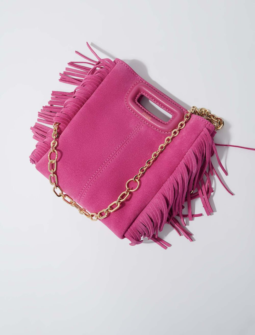 M mini suede bag