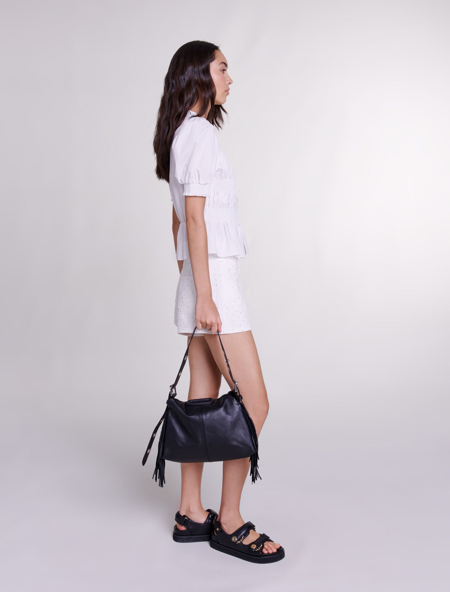 Black featured-Smooth leather Miss M bag