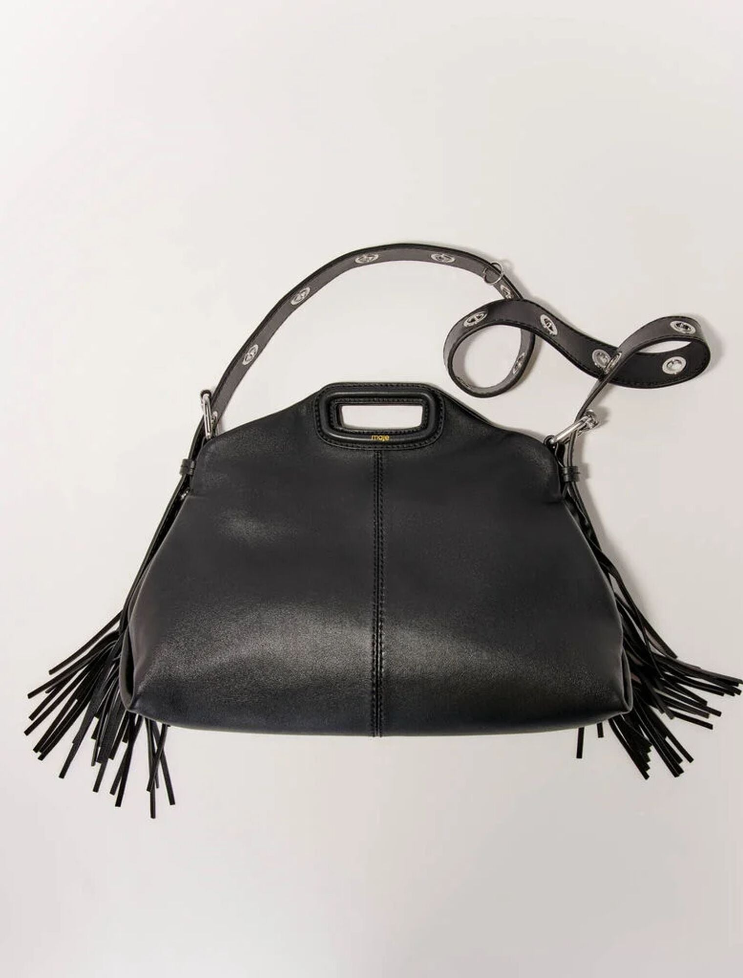 Black featured-Smooth leather Miss M bag