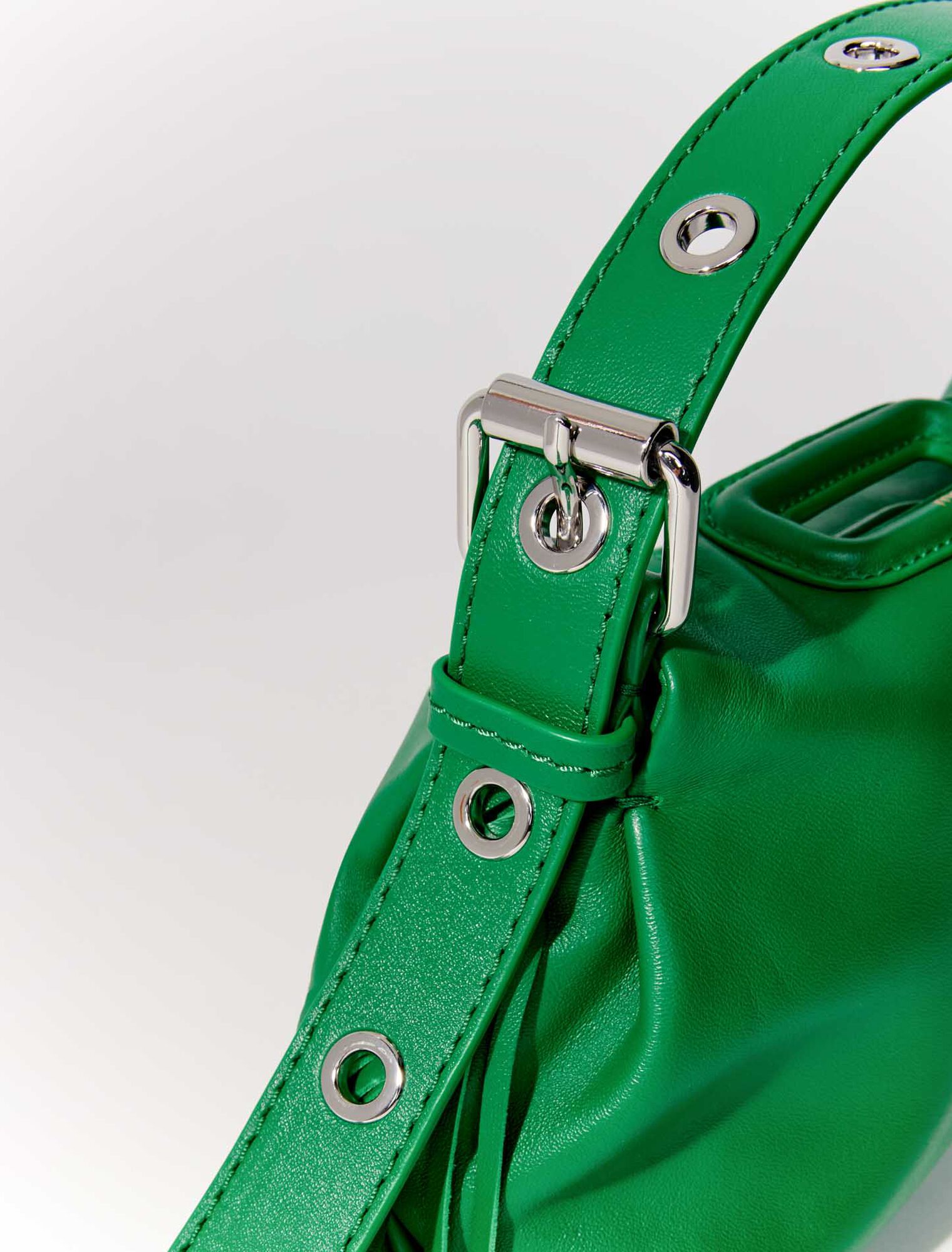 Green featured-Smooth leather mini Miss M bag