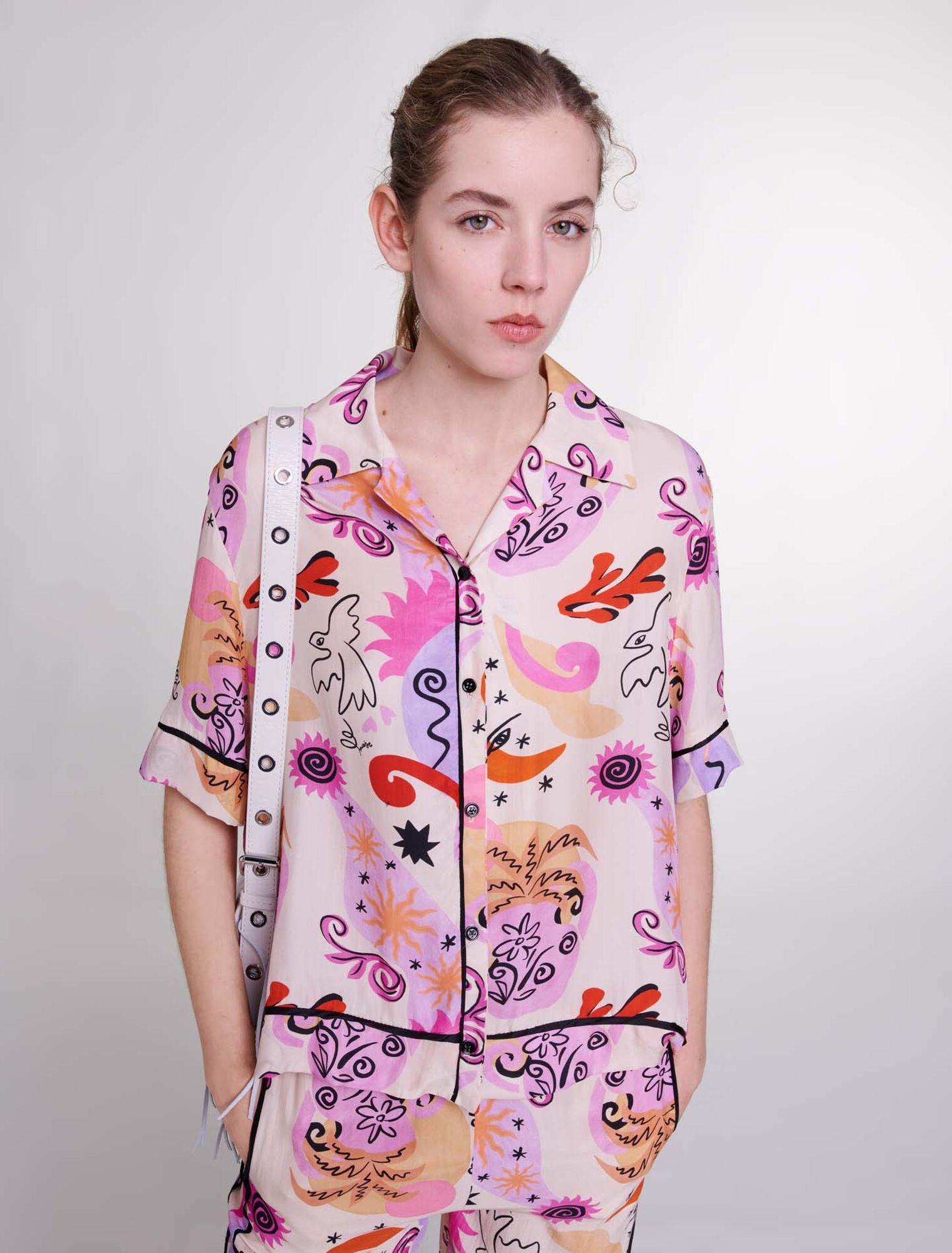 Print Paradisio  -Silk shirt