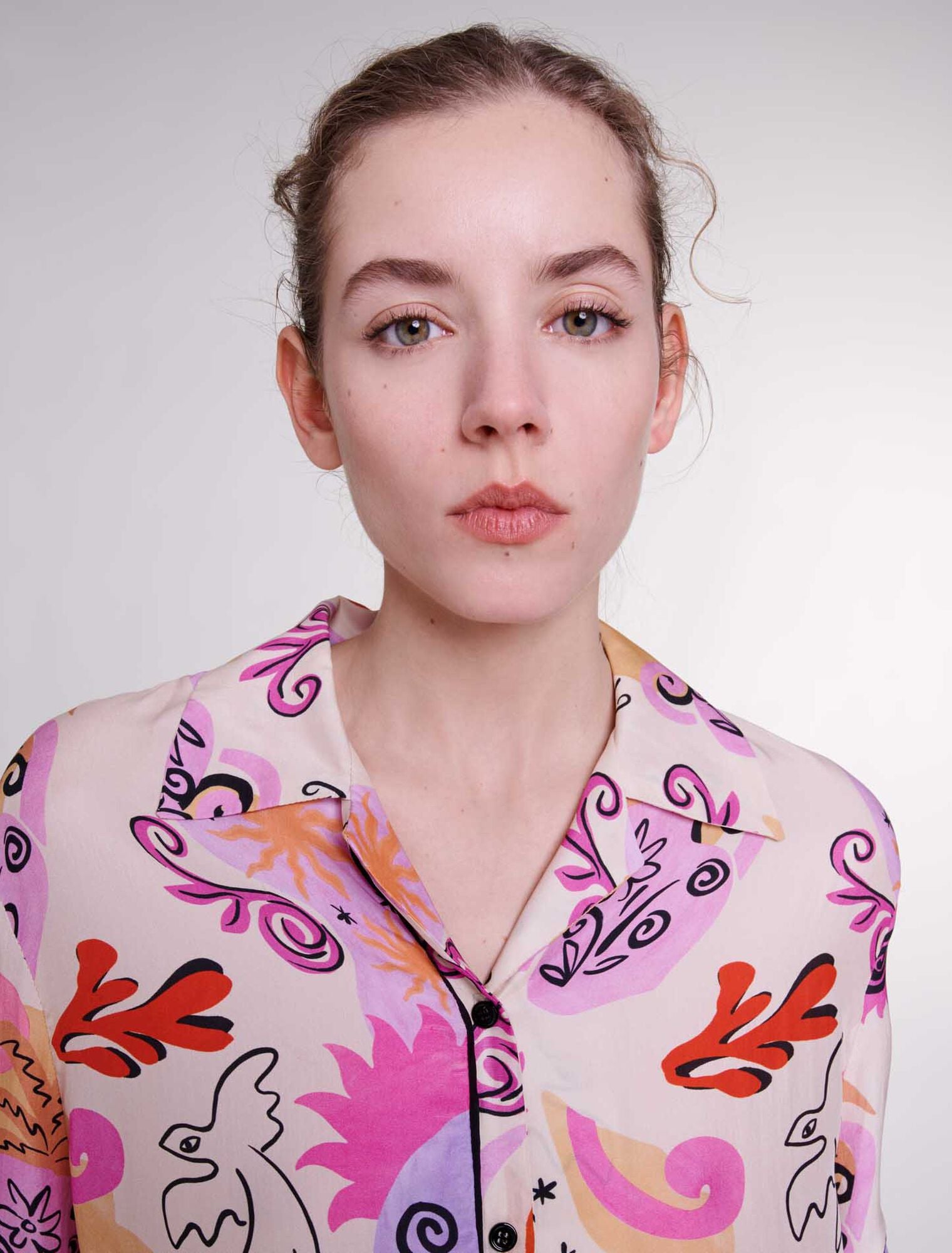 Print Paradisio  -Silk shirt