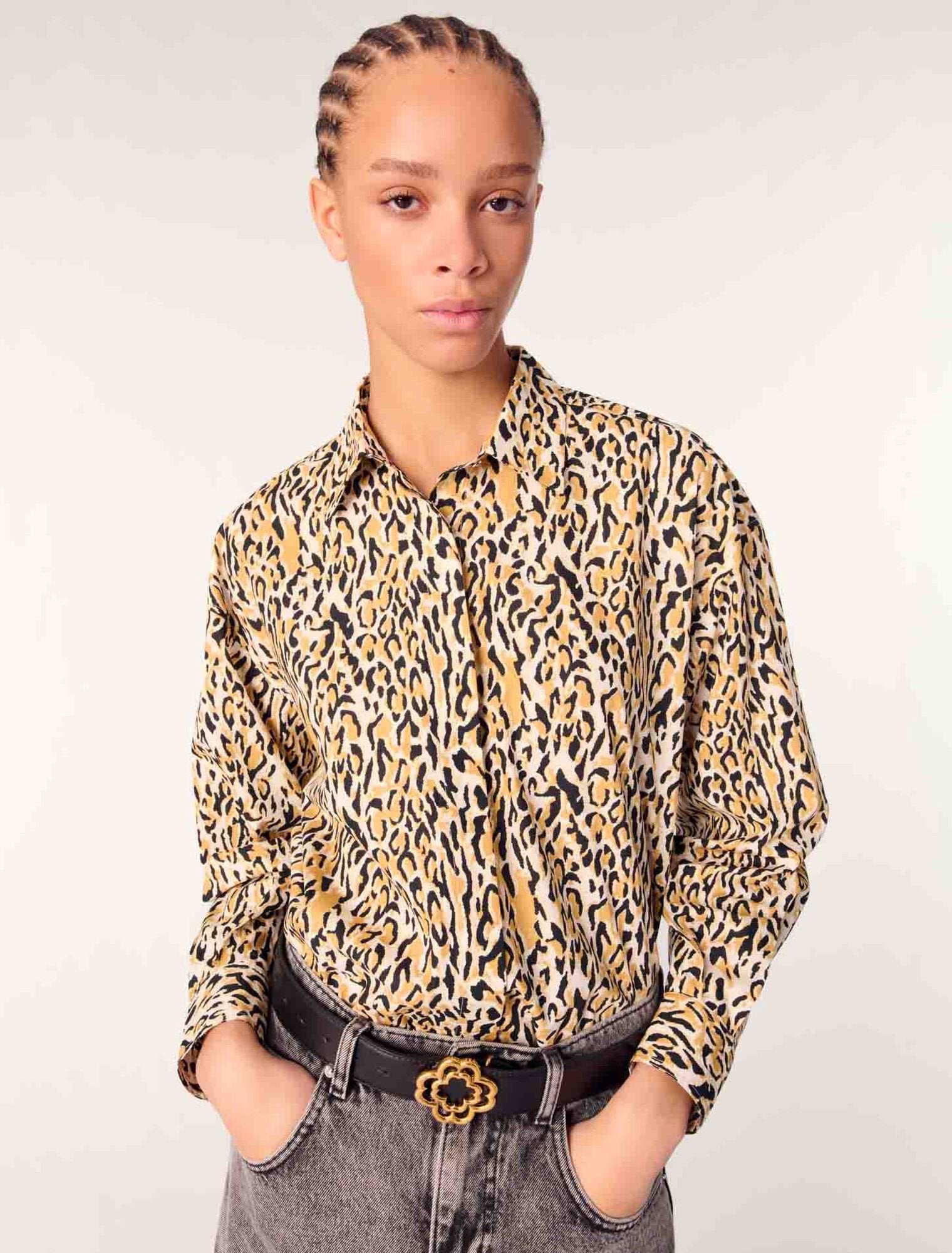 Leopard print-Leopard print shirt