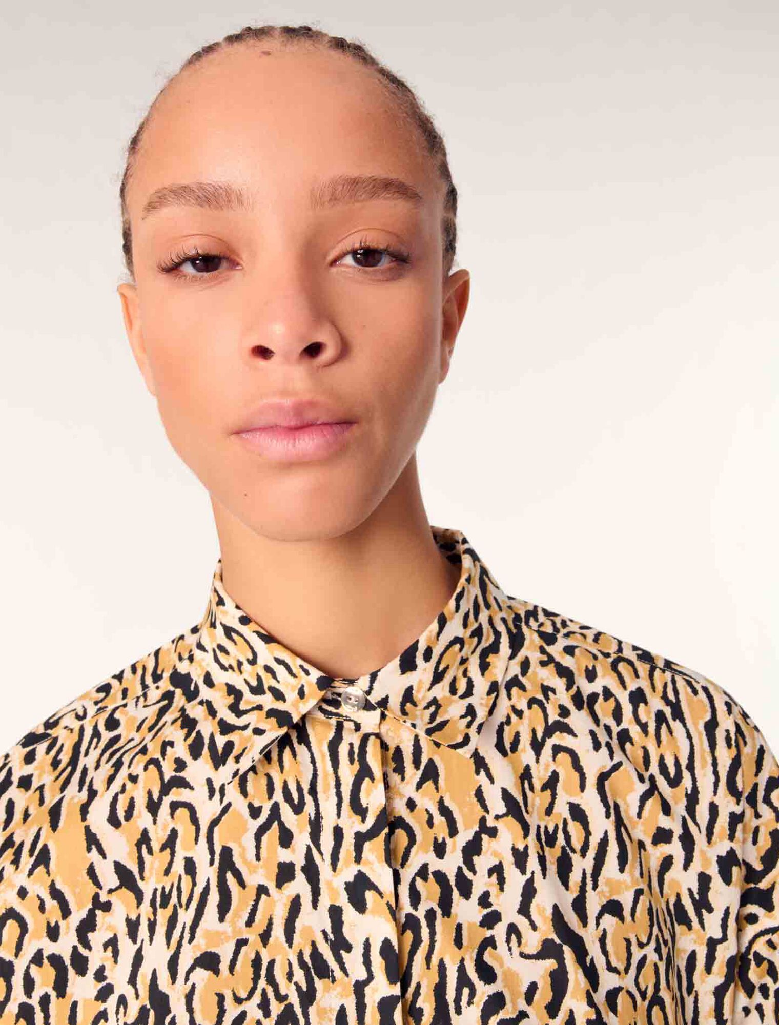 Leopard print-Leopard print shirt