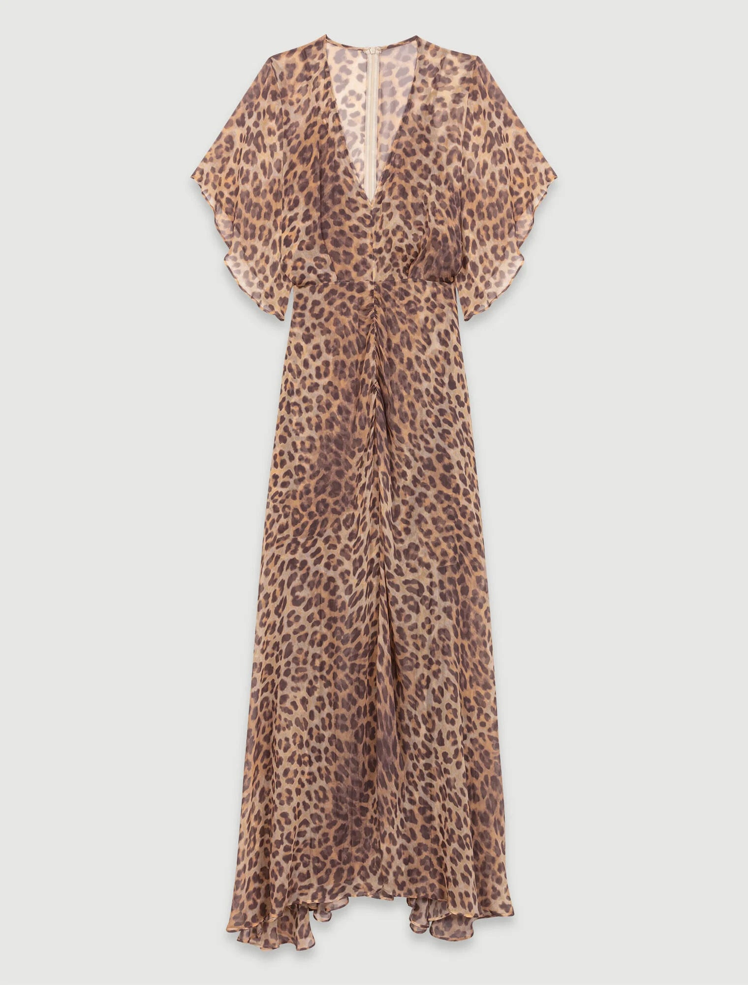 Leopard Print-Leopard-print maxi dress