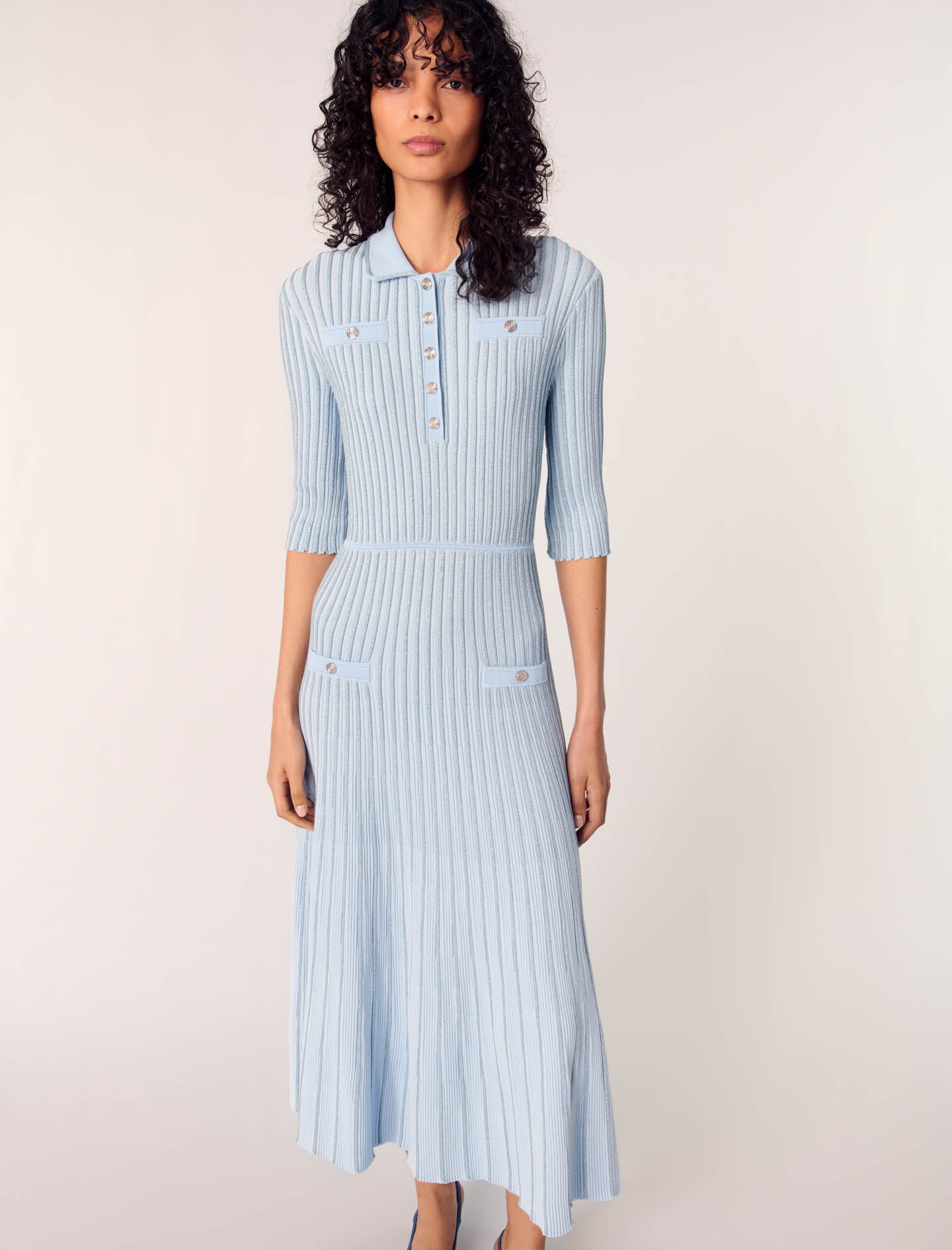 Blue Sky Knit Maxi Dress